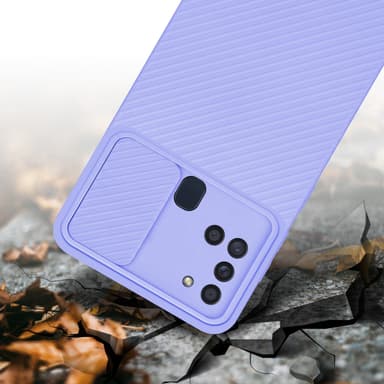 Samsung Galaxy A21s Suojakuori Kotelo (Violetti)