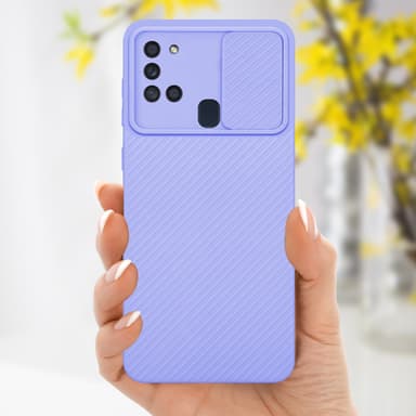 Samsung Galaxy A21s Suojakuori Kotelo (Violetti)