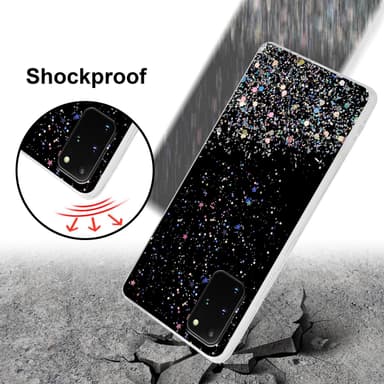 Samsung Galaxy S20 PLUS Suojakuori Kotelo (Musta)
