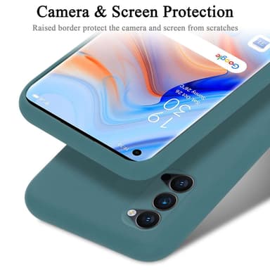 Oppo Reno4 PRO Suojakuori Kotelo Case (Green)