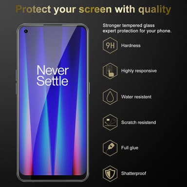 OnePlus Nord CE 2 5G Näytönsuoja Karkaistu lasi