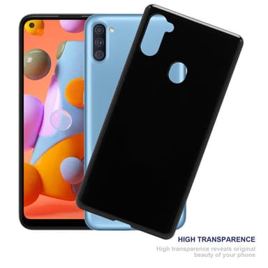 Samsung Galaxy A11 / M11 Suojakuori Kotelo (Musta)