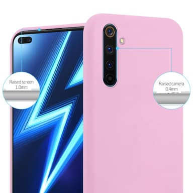 Suojakuori Realme 6 PRO Kotelo (Vaaleanpunainen)