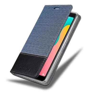 WIKO Y60 Suojakuori Lompakkokotelo (Sininen)
