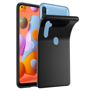 Samsung Galaxy A11 / M11 Suojakuori Kotelo (Musta)