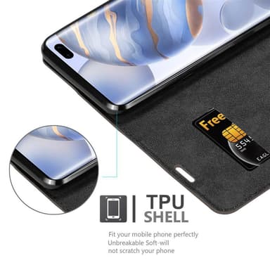 Honor 30 PRO Suojakuori Lompakkokotelo (Ruskea)