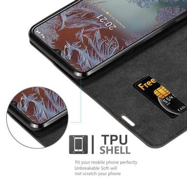 Nokia G10 / G20 Suojakuori Lompakkokotelo (Ruskea)