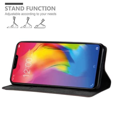 Vivo Y83 Suojakuori Lompakkokotelo (Ruskea)