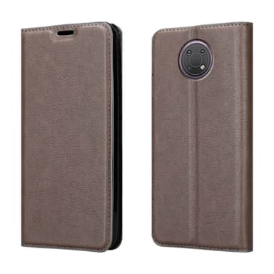 Nokia G10 / G20 Suojakuori Lompakkokotelo (Ruskea)