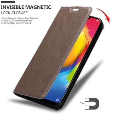 Vivo Y83 Suojakuori Lompakkokotelo (Ruskea)