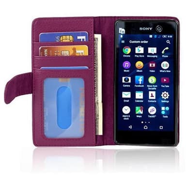 Sony Xperia M5 Suojakuori Kotelo (Violetti)