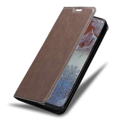 Nokia G10 / G20 Suojakuori Lompakkokotelo (Ruskea)