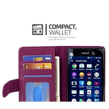 Sony Xperia M5 Suojakuori Kotelo (Violetti)