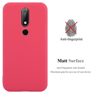 Suojakuori Nokia 6.1 PLUS / X6 Kotelo (Punainen)