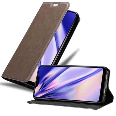 Vivo Y81i Suojakuori Lompakkokotelo (Ruskea)