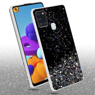 Samsung Galaxy A21s Suojakuori Kotelo (Musta)