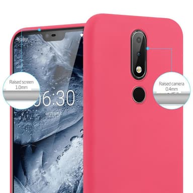 Suojakuori Nokia 6.1 PLUS / X6 Kotelo (Punainen)