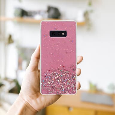 Samsung Galaxy S10e Suojakuori Kotelo (Vaaleanpunainen)
