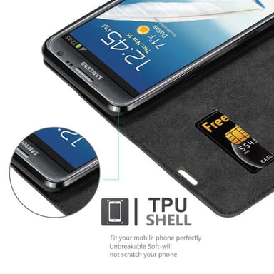 Samsung Galaxy NOTE 2 Suojakuori Lompakkokotelo