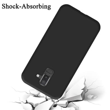 Samsung Galaxy A6 PLUS 2018 Suojakuori Kotelo (Musta)