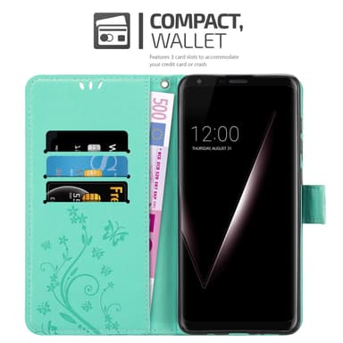 LG V30 / V30+ / V30S / V30S+ Suojakuori Lompakkokotelo