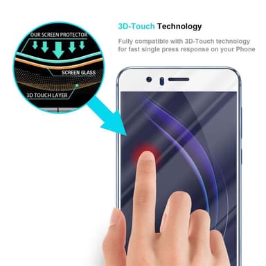 Honor 8 / 8 PREMIUM Suojakalvo Karkaistu lasi