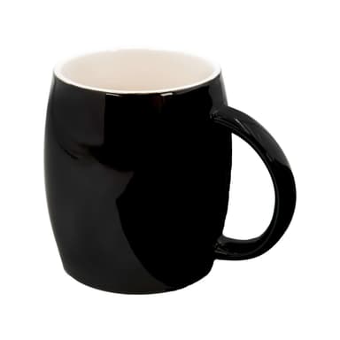 Kahvikuppi Muki posliinia lusikalla ja kannella 400ml