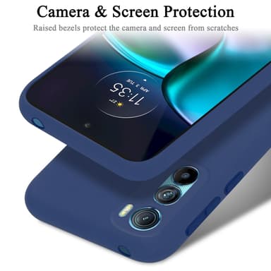Motorola EDGE 30 Suojakuori Kotelo Case (Sininen)