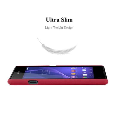 Sony Xperia E3 Suojakuori Kotelo Case (Punainen)