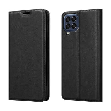Samsung Galaxy M33 5G Suojakuori Lompakkokotelo (Musta)