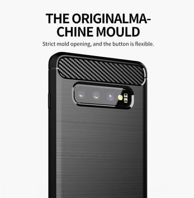 Suojakuori Samsung Galaxy S10 PLUS Kotelo (Musta)