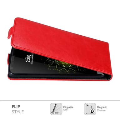 LG G5 Suojakuori Lompakkokotelo (Punainen)