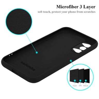 Oppo Reno4 PRO Suojakuori Kotelo Case (Musta)