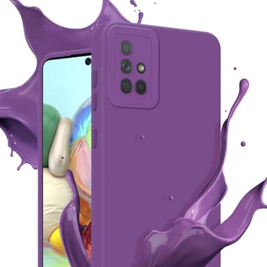 Samsung Galaxy A71 4G Suojakuori Kotelo (Violetti)