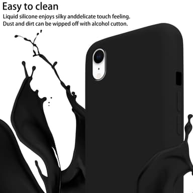 Suojakuori iPhone XR Kotelo Ketju (Musta)