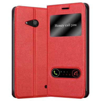 Lompakkokotelo Nokia Lumia 550 Case (Punainen)