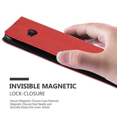 Lompakkokotelo Nokia Lumia 550 Case (Punainen)