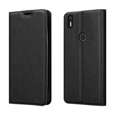 BQ Aquaris X5 PLUS Suojakuori Lompakkokotelo (Musta)