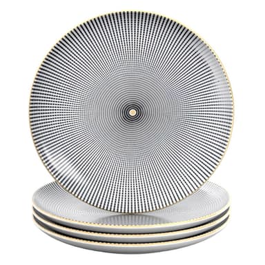 4x Levy posliinilautanen Plate Tarjoilulautanen 15,3 cm