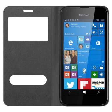 Lompakkokotelo Nokia Lumia 550 Case (Punainen)