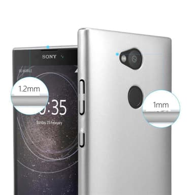 Sony Xperia L2 Suojakuori Kotelo Cover (Hopea)