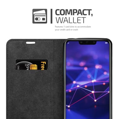 Huawei MATE 20 LITE Suojakuori Lompakkokotelo (harmaa)