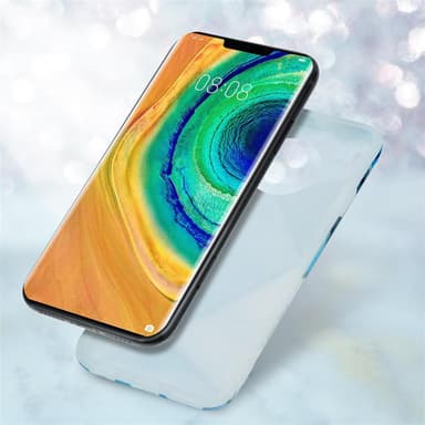 Huawei MATE 30 PRO Suojakuori Lompakkokotelo (Sininen)