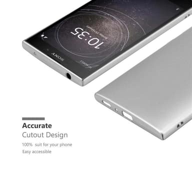 Sony Xperia L2 Suojakuori Kotelo Cover (Hopea)