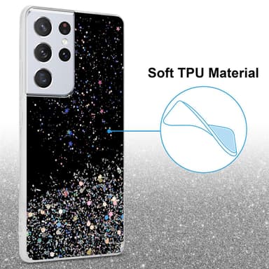 Samsung Galaxy S21 ULTRA Suojakuori Kotelo (Musta)