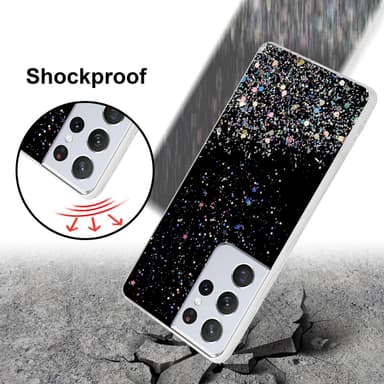 Samsung Galaxy S21 ULTRA Suojakuori Kotelo (Musta)