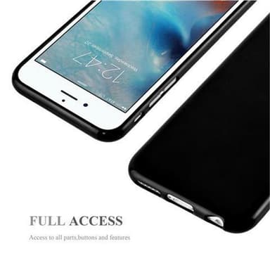 iPhone 6 / 6S Suojakuori Kotelo (Musta)
