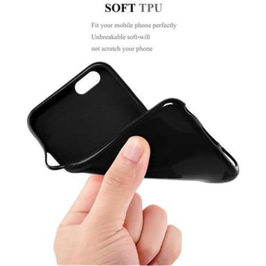 iPhone 6 / 6S Suojakuori Kotelo (Musta)