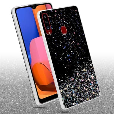 Samsung Galaxy A20s Suojakuori Kotelo (Musta)