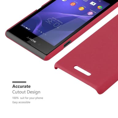 Sony Xperia E3 Suojakuori Kotelo Case (Punainen)